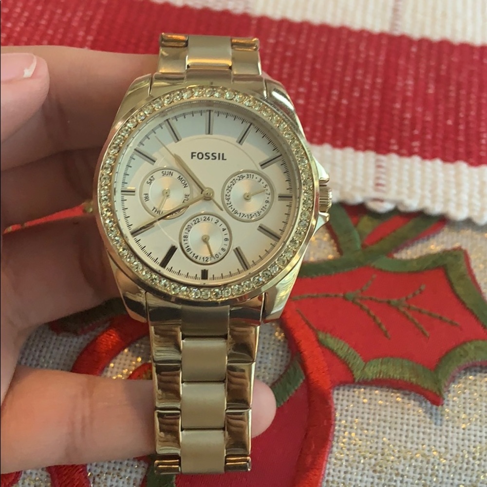 Janice Gold Stainless Steel FOSSIL Watch